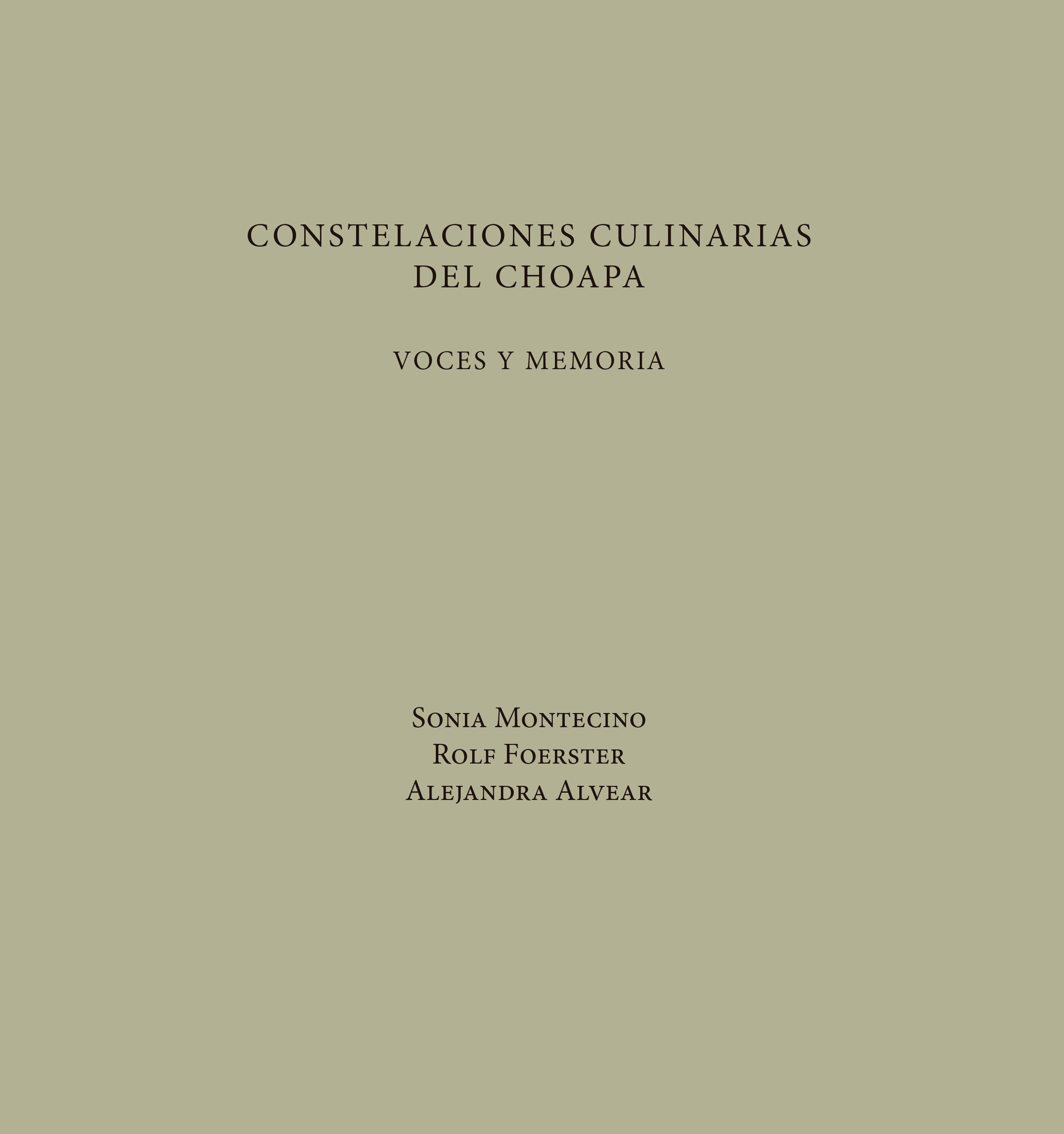 Portada Libro constelaciones culinarias choapa